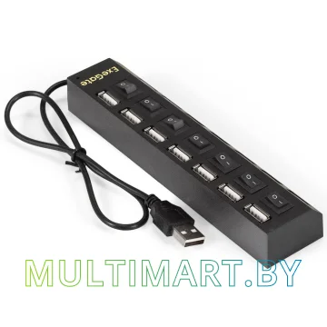 USB-хаб ExeGate DUB-72SW (EX293978RUS) картинка 2